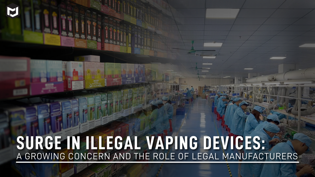 Surge in Illegal Vaping Devices: A Growing Concern and the Role of Legal Manufacturers